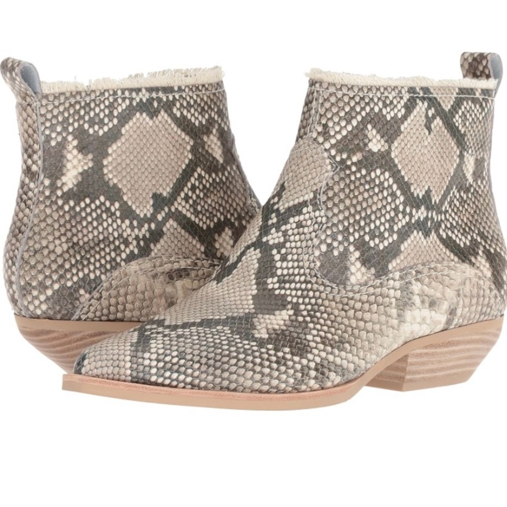 Dolce Vita Unity Snake Print Booties - image 4